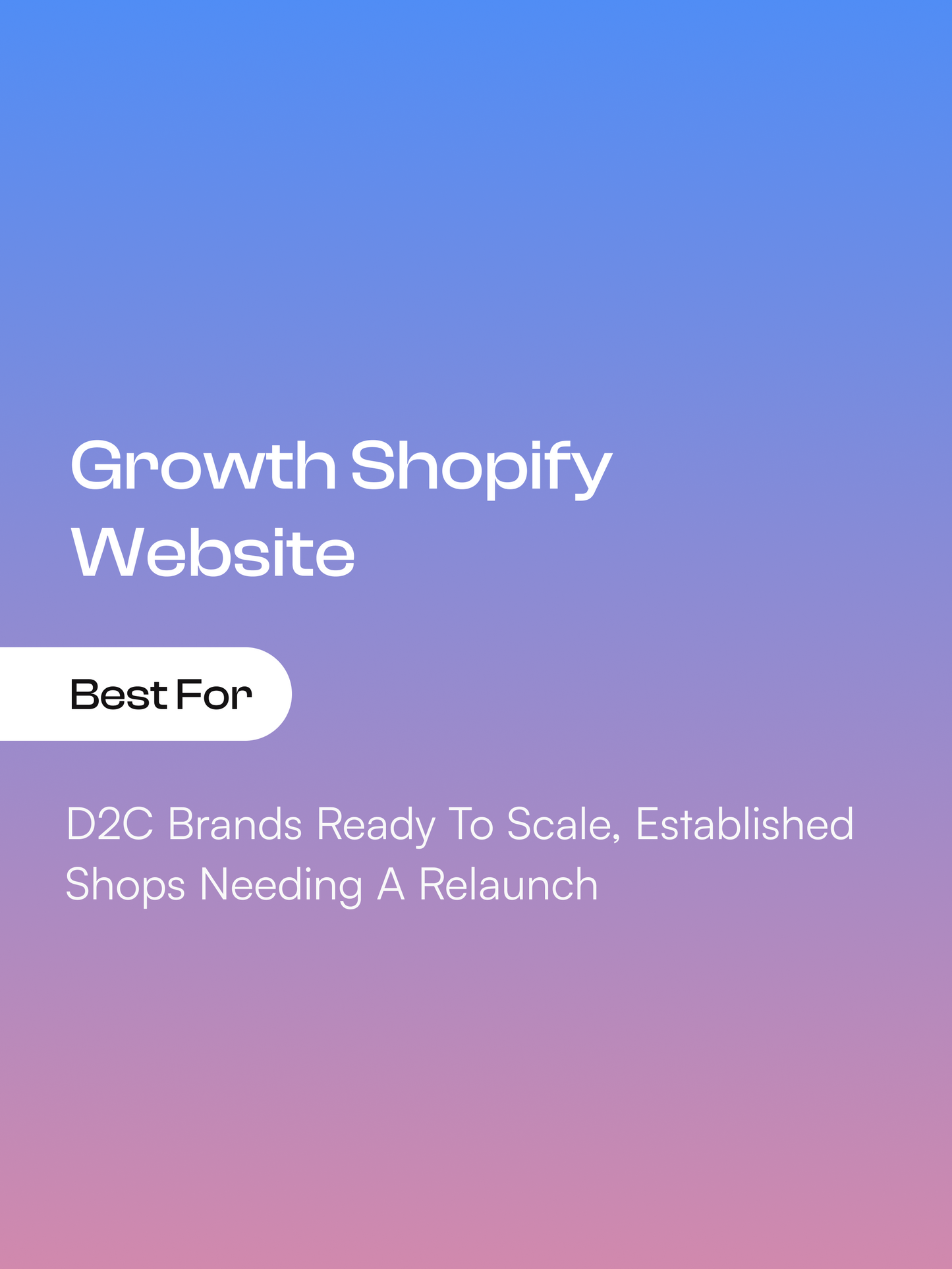 Growth Shopify Website