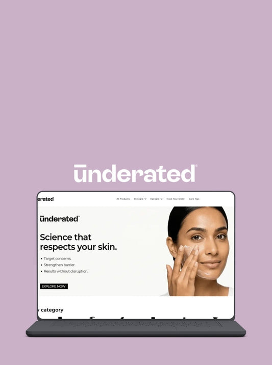 Luscious Leopard case study on how Most Underated built a credible skincare ecommerce website through Shopify design, SEO, and conversion rate optimisation