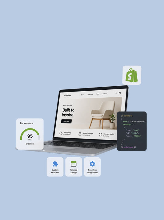 Custom Shopify development services for ecommerce brands