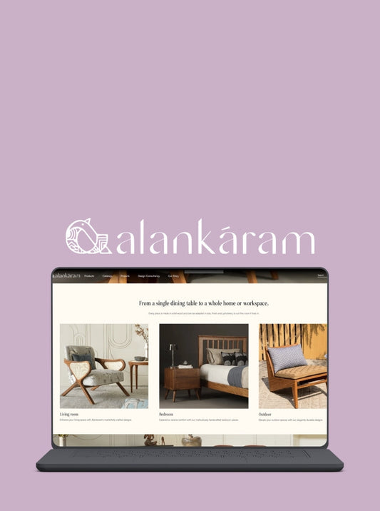 Luscious Leopard case study on how Alankaram improved its luxury furniture ecommerce store with Shopify Plus and performance marketing