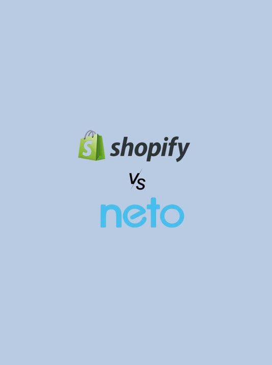 Luscious Leopard comparison of Neto ecommerce solutions vs Shopify to help businesses choose the right platform for growth
