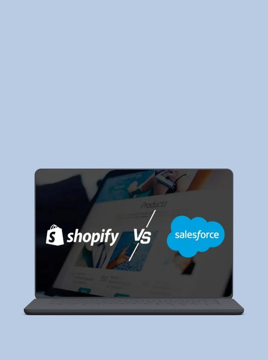 Luscious Leopard comparing Shopify Plus vs Salesforce Commerce Cloud to help enterprise ecommerce brands choose the right platform for growth