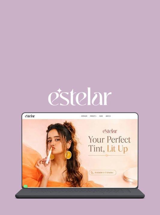 Luscious Leopard case study on how Estelar Cosmetics improved its cosmetics ecommerce website with Shopify design, CRO, and performance marketing