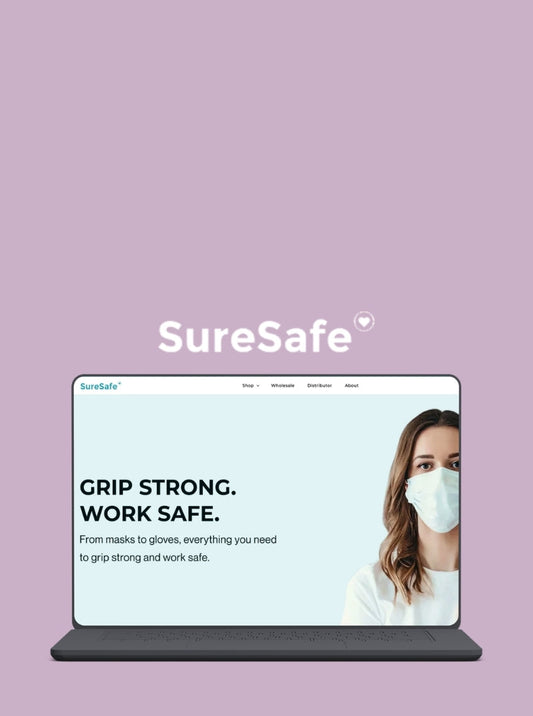 Luscious Leopard case study on how Sure Safe Supplies rebuilt its B2B ecommerce website with Shopify to improve product discovery, conversions, and SEO visibility
