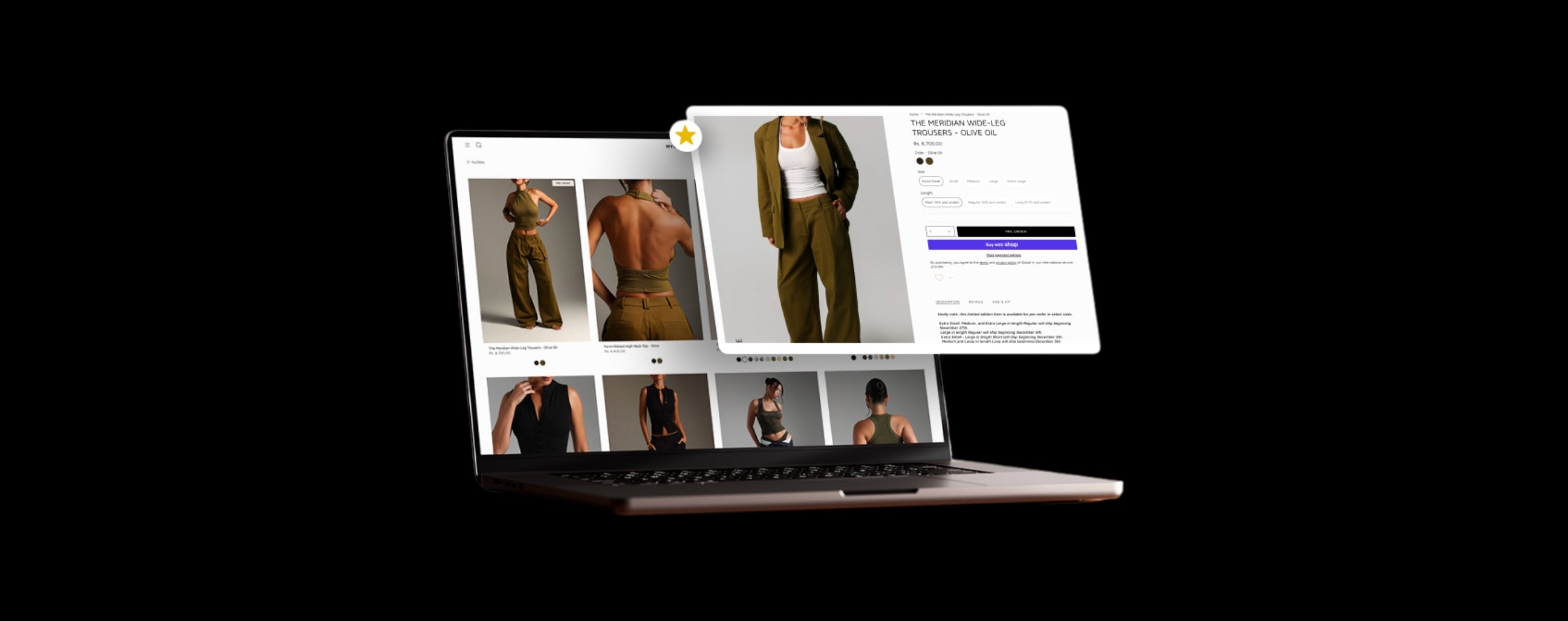 Premium ecommerce website on Shopify