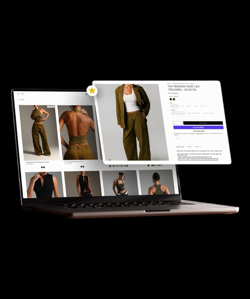 Premium ecommerce website on Shopify